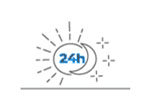 Atendimento 24 horas por dia